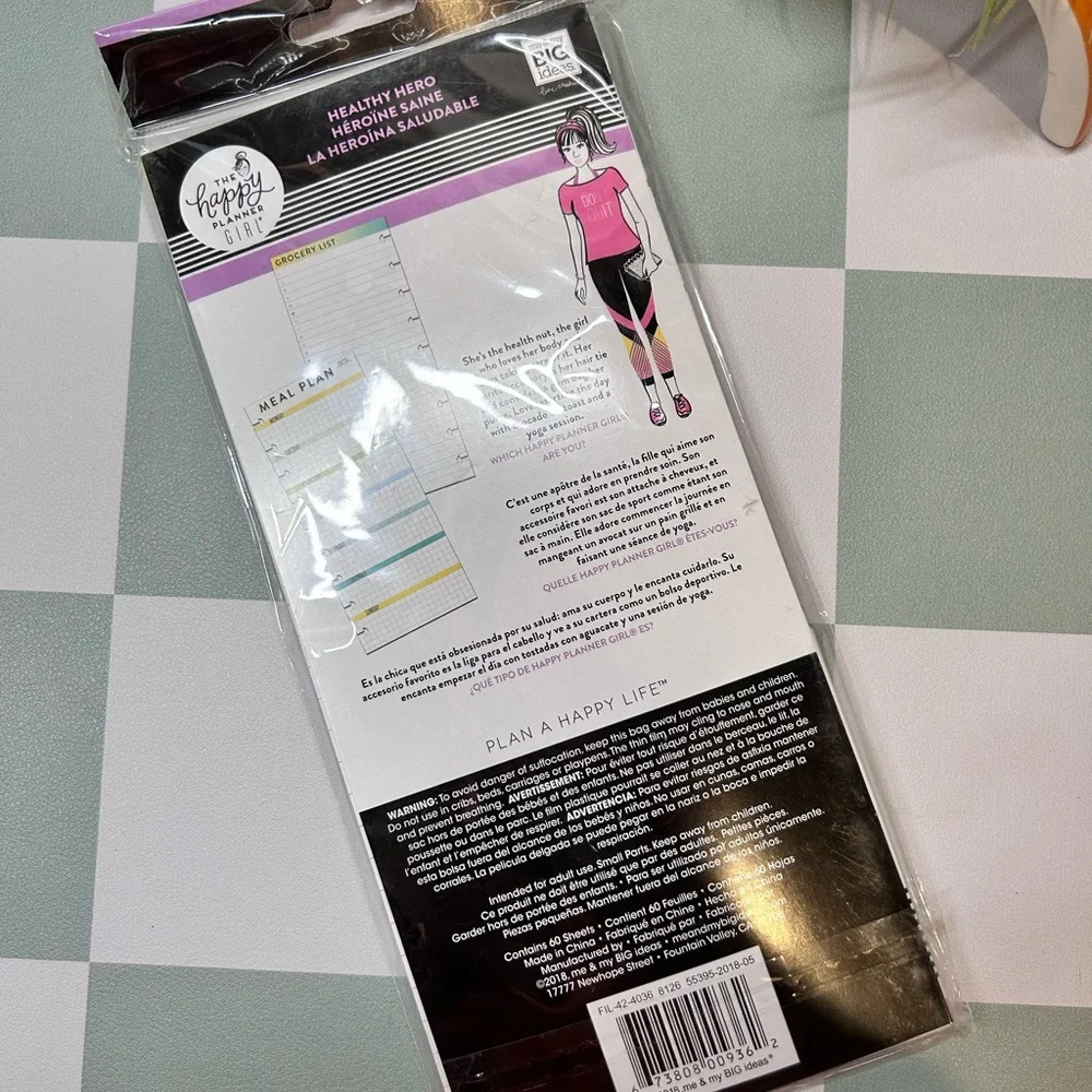 Me & My Big Ideas Planner Inserts with Colorful Accents